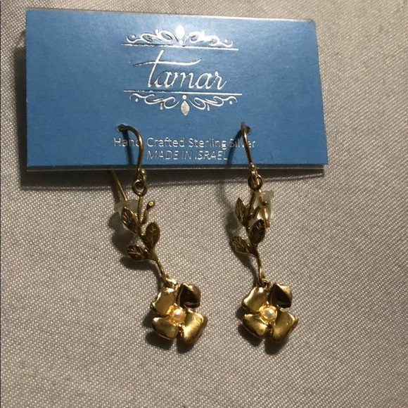 tamar Jewelry - Tamar 925 Israel Hand Crafted Earrings